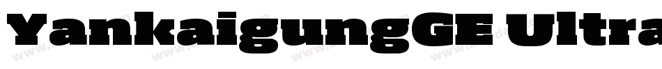 YankaigungGE Ultra字体转换